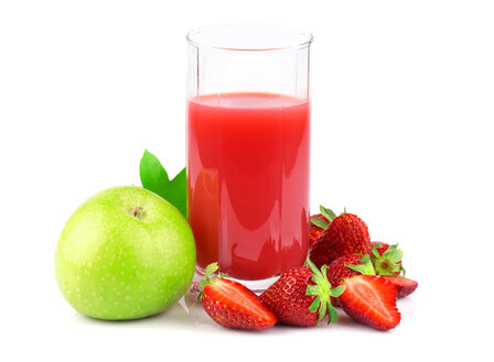 Appel aardbei sap